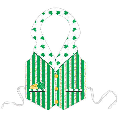Beistle Prismatic St. Patrick's Vest - St. Patricks | Party Supply