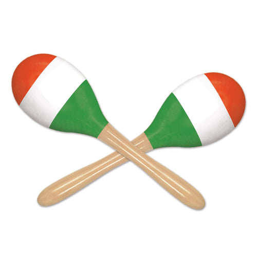 Beistle Red, White & Green Maracas - Fiesta/Cinco de Mayo | Party Supply
