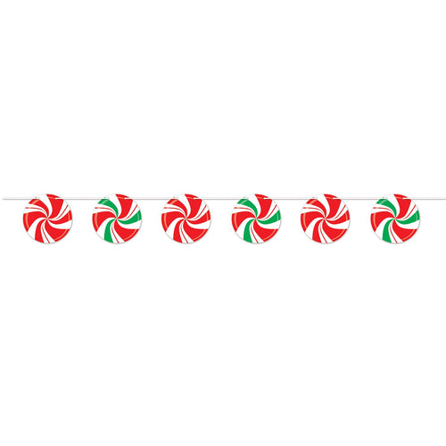 Beistle Peppermint Streamer - Christmas/Winter | Party Supply | Decoration