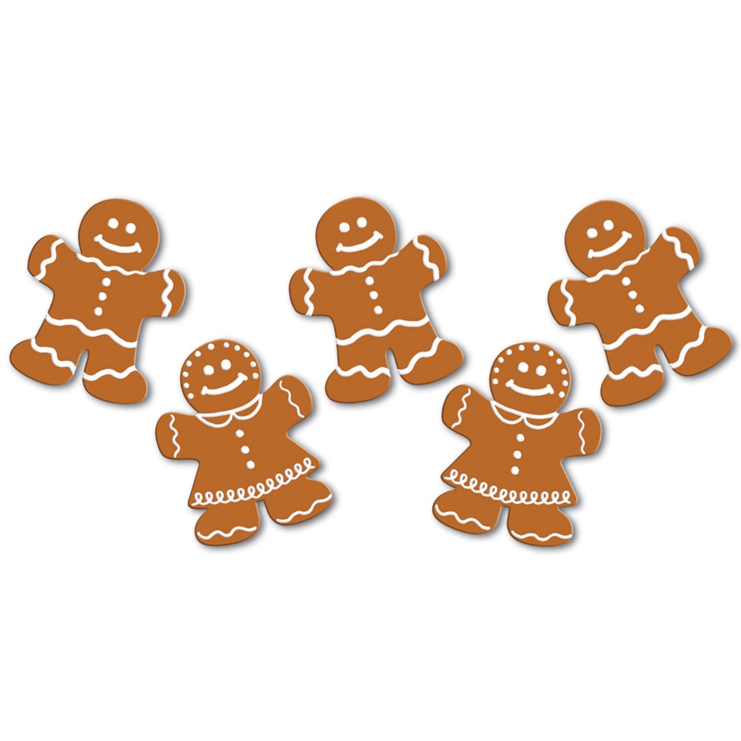 Beistle Mini Gingerbread Cutouts - Christmas/Winter | Party Supply