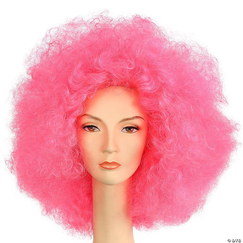 Adults Super Deluxe Afro Wig | Hot Pink