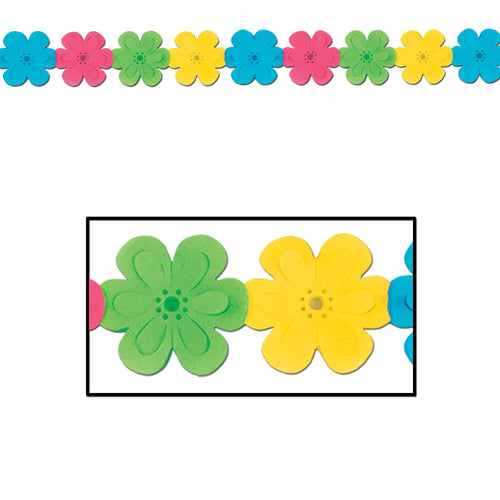Beistle Flower Garland - Luau | Party Supply | Decoration