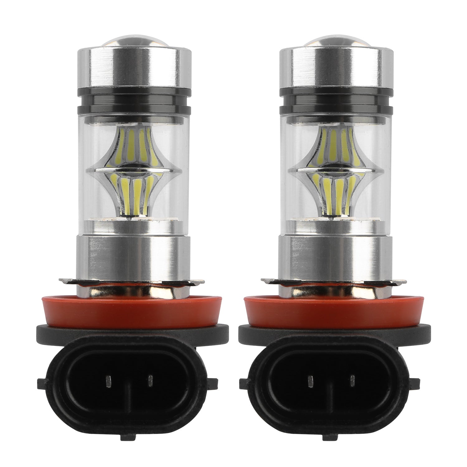 2PCS 1000lm 100W H8/H9/H11 LED Fog DRL Light Bulb IP65 Water-Resistant 360°