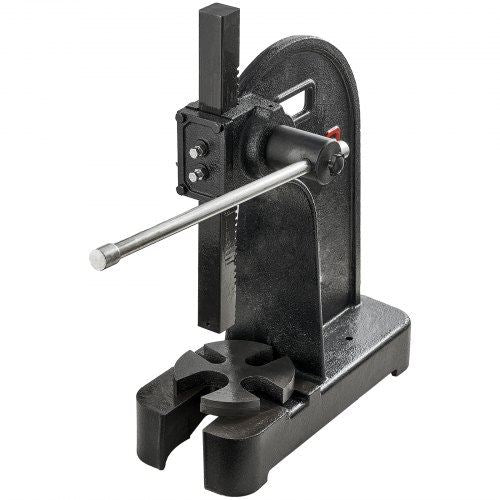 Arbor Press 3 Ton Manual Arbor Press 12.2" Maximum Height Cast Iron Heavy-dut