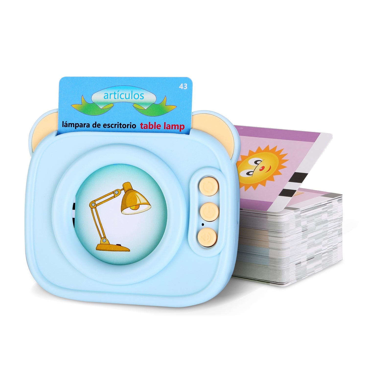 Spanish & English Talking Flash Cards 224 Sight Words Bilingual Flash Cards
