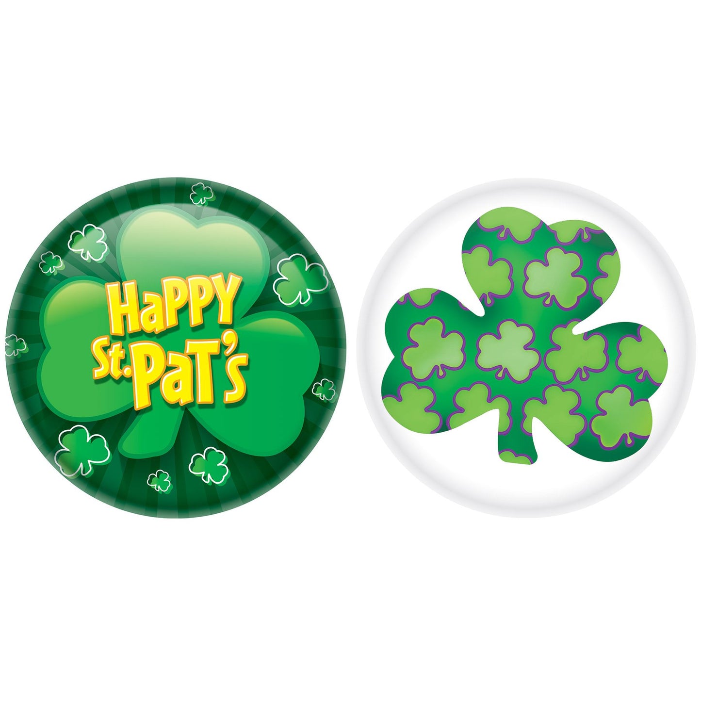 Beistle St Patrick's Day Buttons - St. Patricks | Party Supply | Decoration