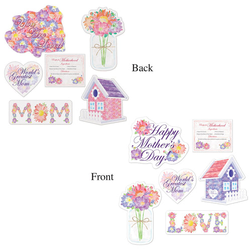 Beistle Mother's Day Cutouts - Mothers/Fathers Day | Party Supply | Decoration