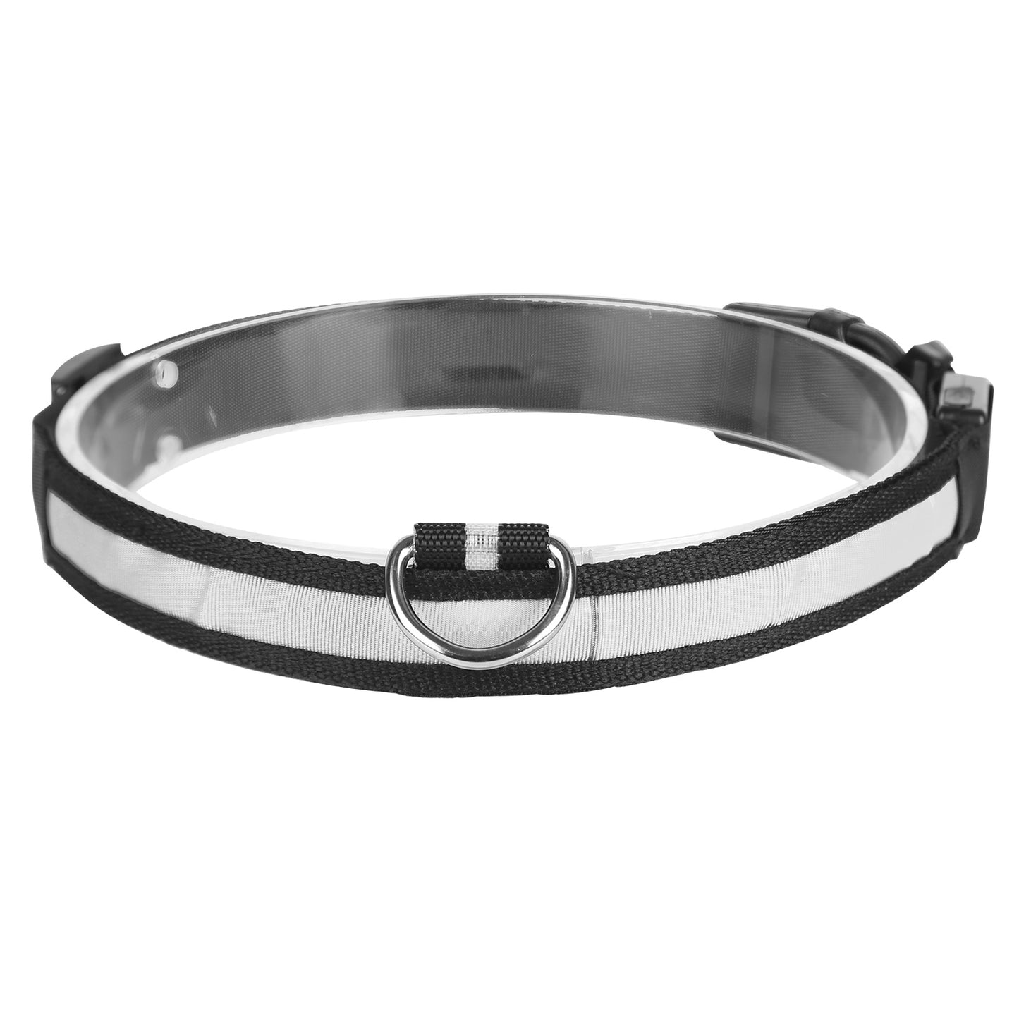 LED Dog Collar USB Rechargeable Adjustable Dog Safety Collar Night Safety 7381