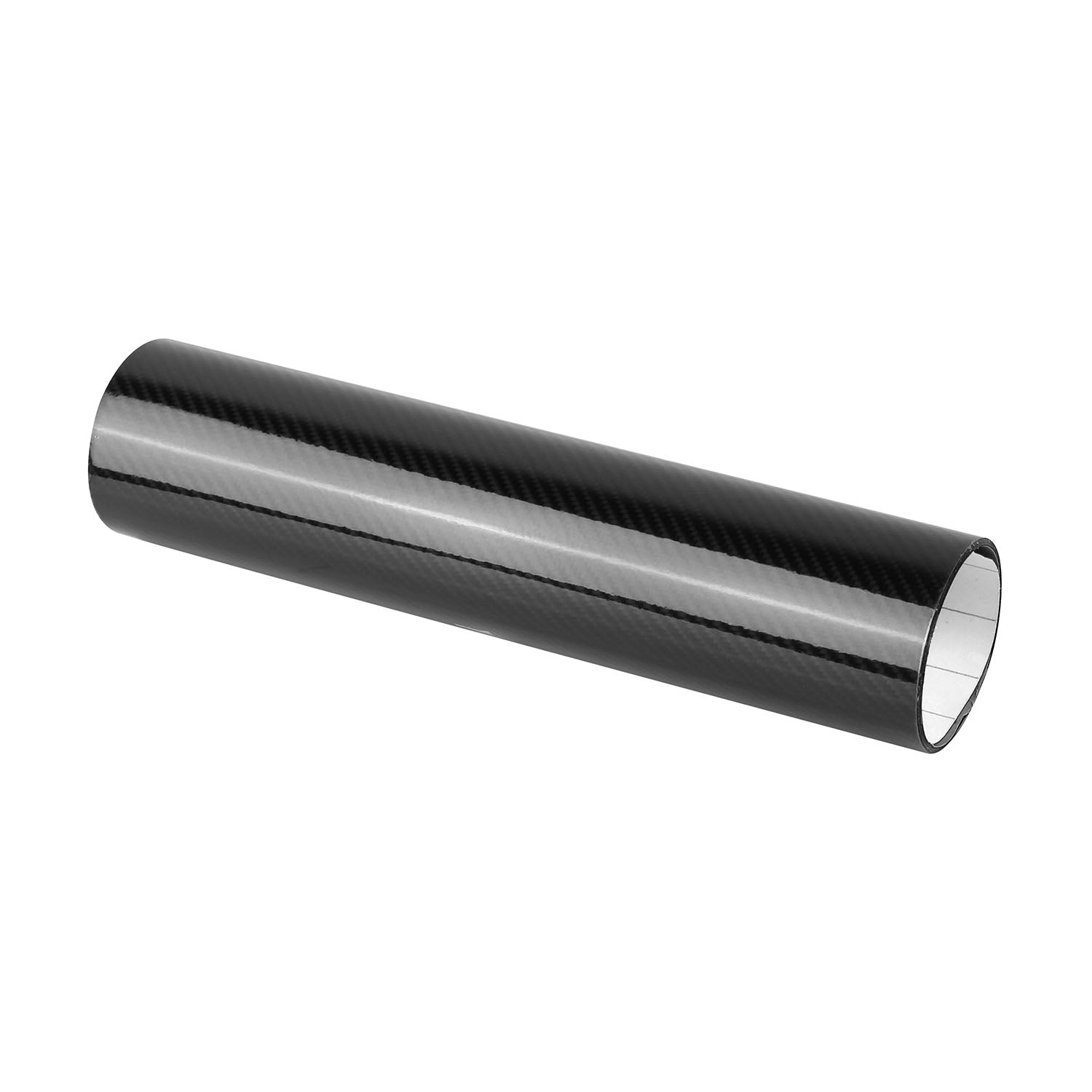 Black 7D Carbon Fiber Car Wrap High Gloss Vinyl Wrap Film Roll Bubble Free 1978