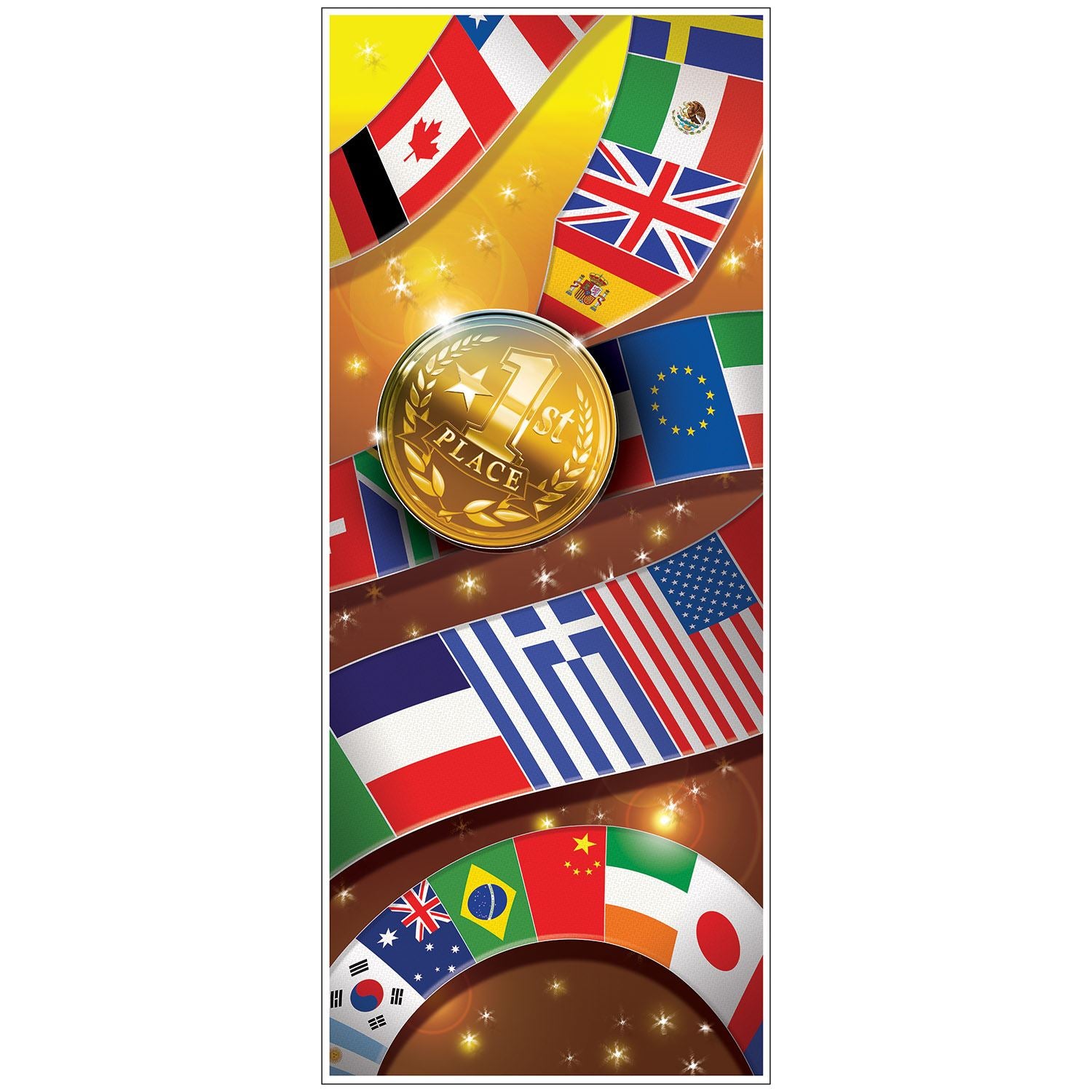 Beistle International Sports Door Cover | Party Supply | Decoration