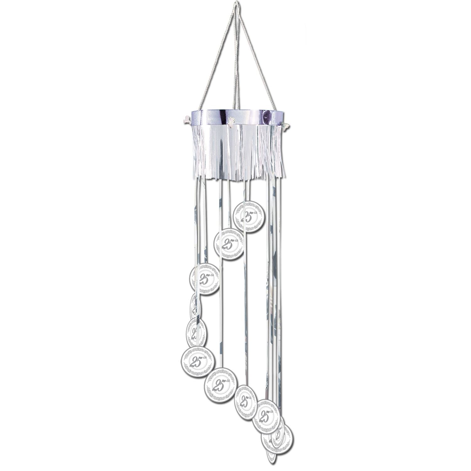 Beistle 25th Anniversary Shimmering Spiral | Party Supply | Decoration