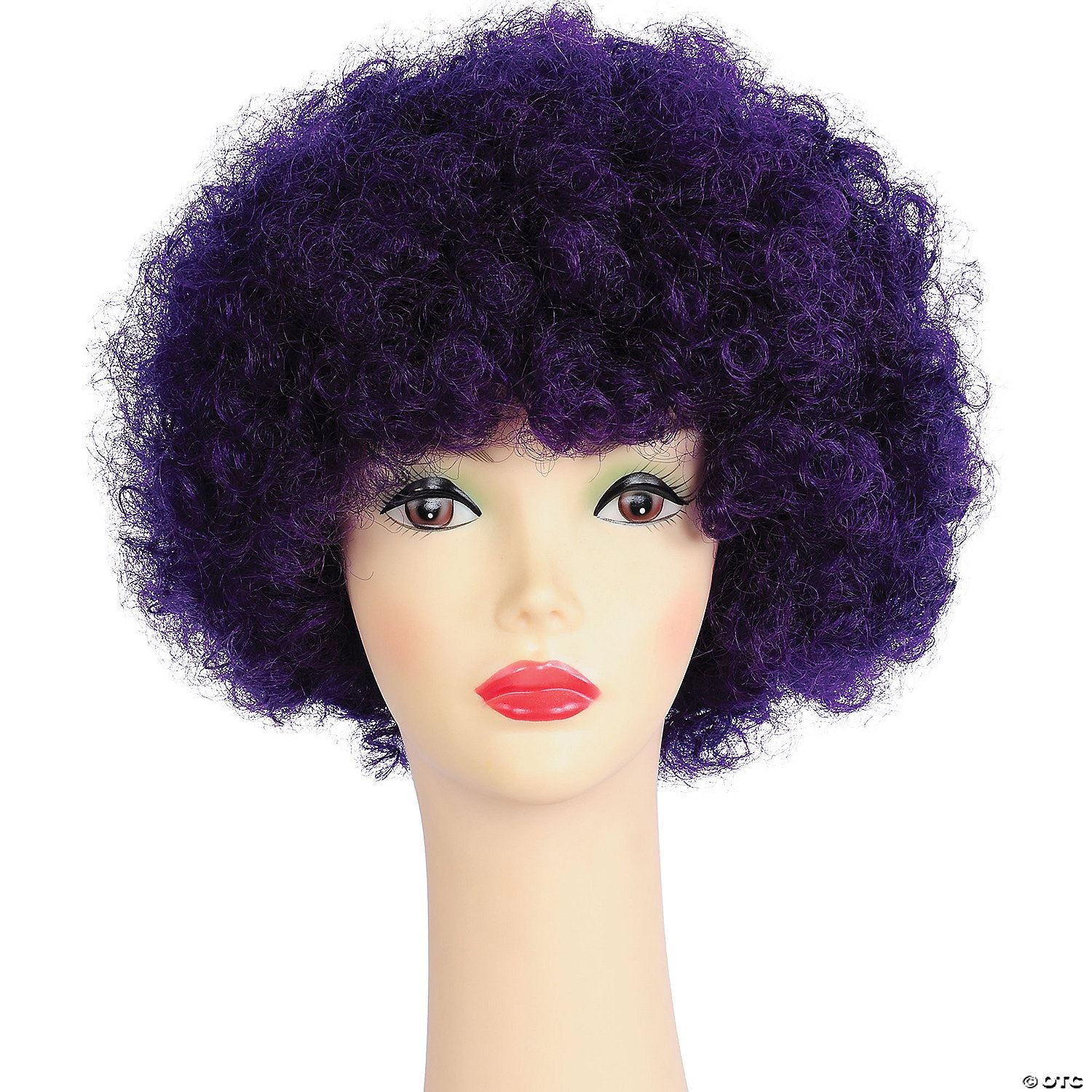 Adults Bargain Afro Wig | Purple-Dark