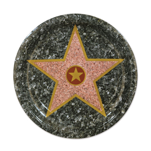 Beistle Hollywood Star Plates - Awards Night | Party Supply | Decoration