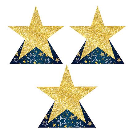 Beistle Starry Night Star Stand-Ups - Prom | Party Supply | Decoration