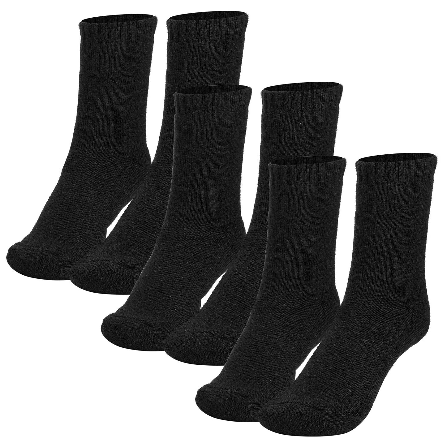 3 Pairs Men Warm Wool Socks Soft Cozy Winter Thermal Socks For Men Thick