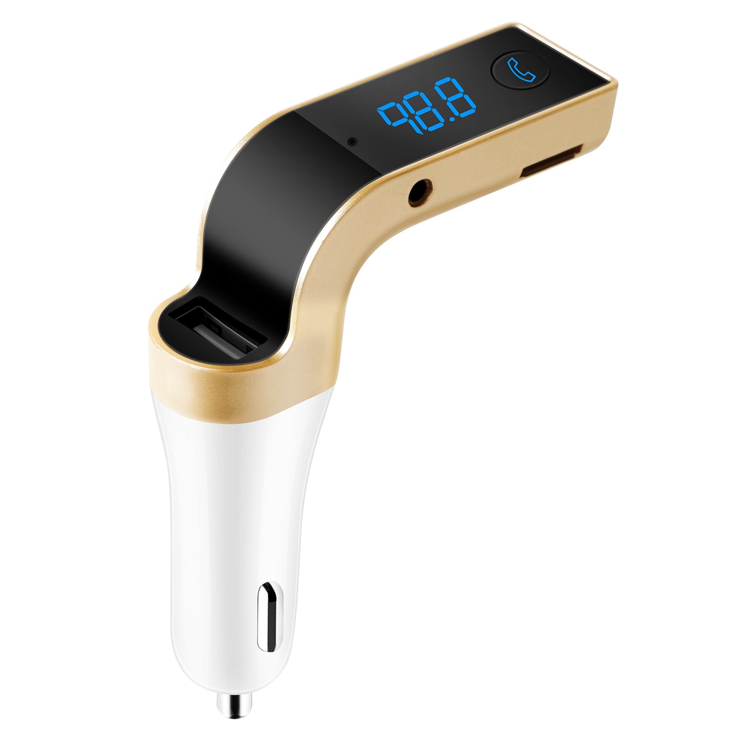 Car Wireless FM Transmitter USB Charger Hands-free Call MP3 Player TF Card