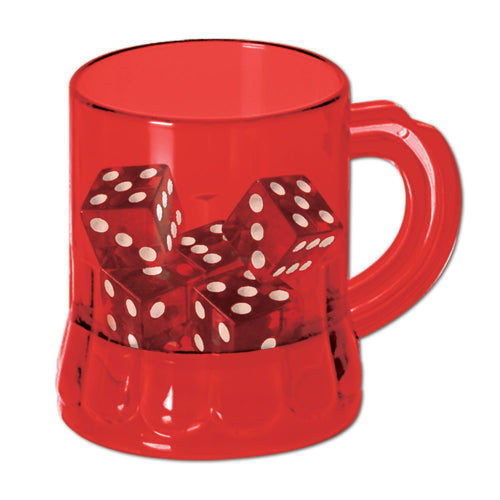Beistle Mug shot with Dice - Casino | Party Supply | Decoration