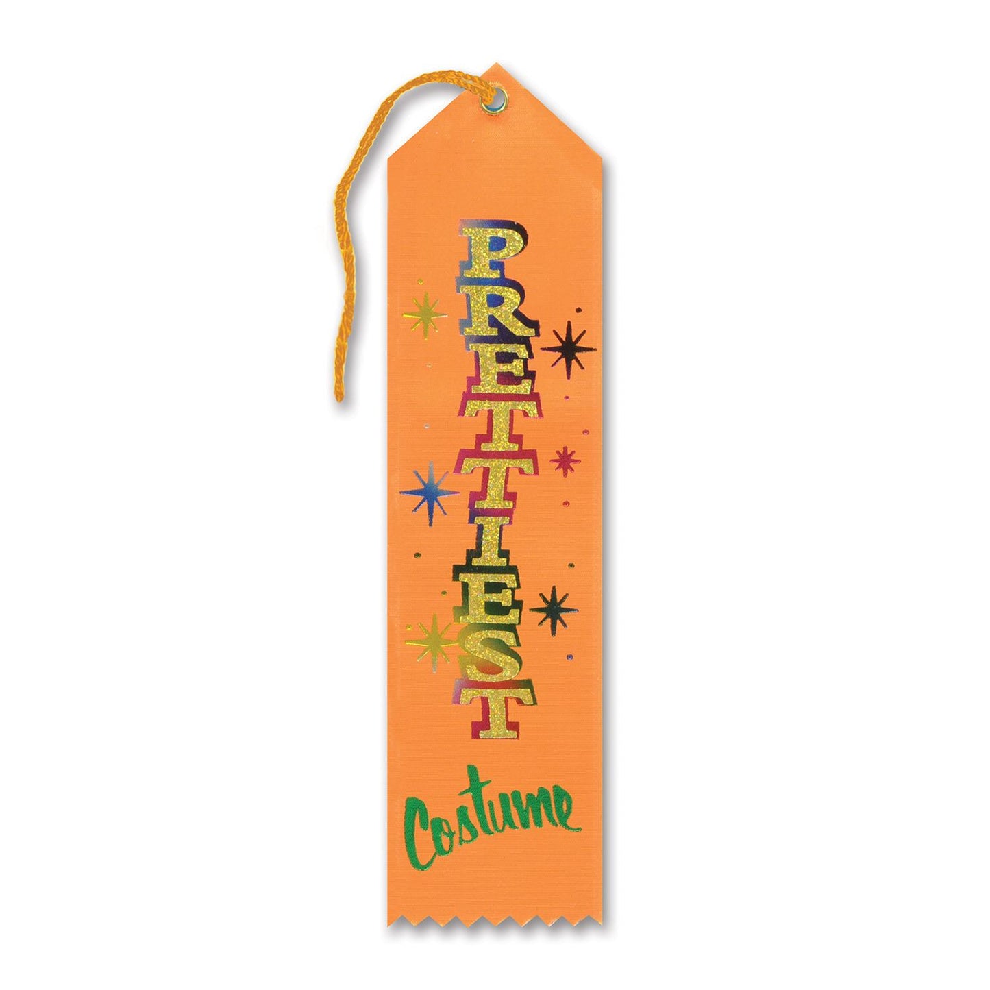 Beistle Prettiest Costume Award Ribbon - Halloween | Party Supply | Decoration