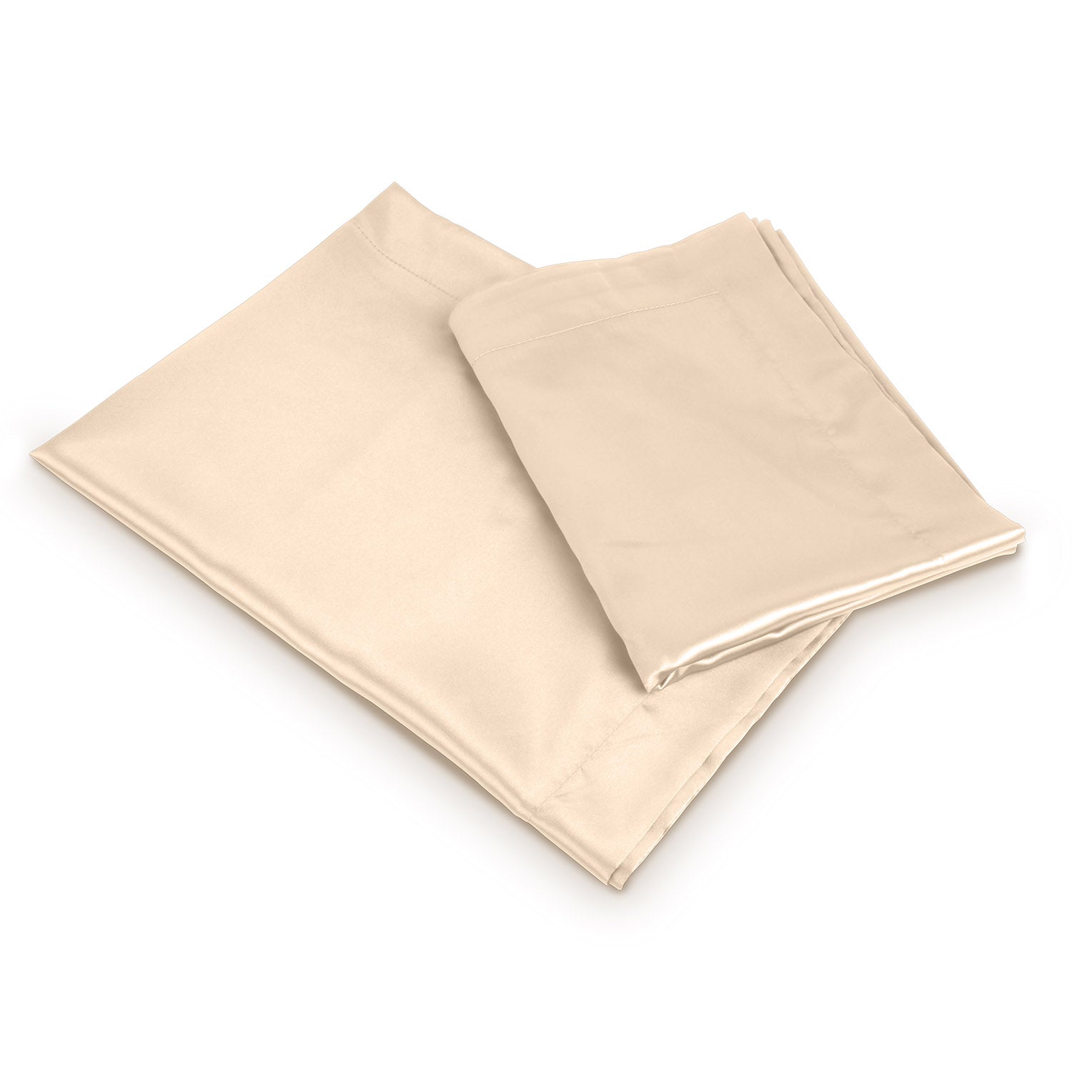 Luxury Silky Satin King Pillowcase Set Home & Garden Bedroom Accessories 2166