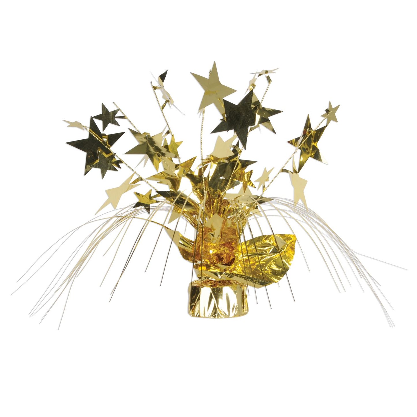 Beistle Gold Star Gleam N Spray Centerpiece - New Years | Party Supply