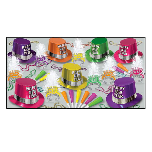 Beistle The Fluorescent Assortment (for 50 people) - New Years | Party Supply