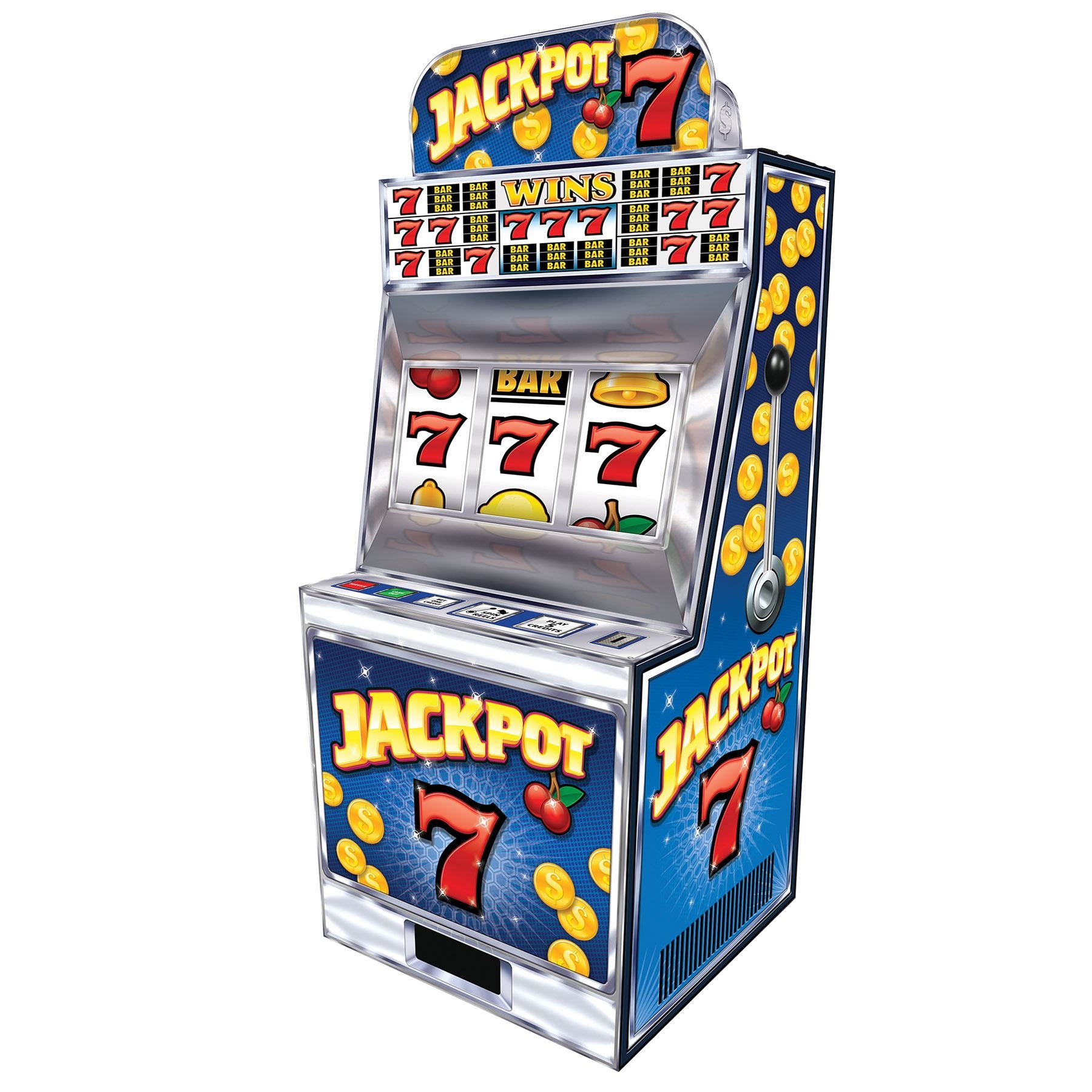 Beistle 3-D Slot Machine Prop - Party Supply Decoration for Prom