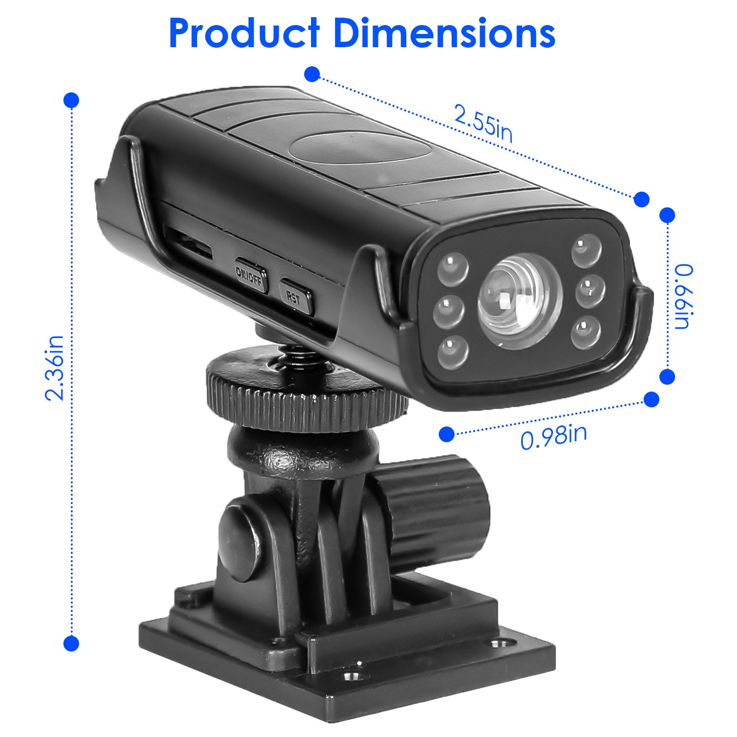 Wireless Camera Reverse Hitch Guide Camera Vehicle Backup Rechargeable Camera