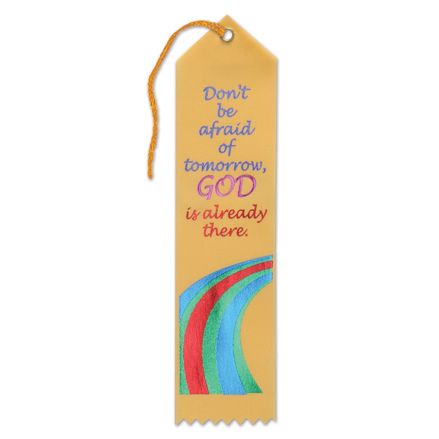 Beistle Don't Be Afraid Of Tomorrow Ribbon - Religious | Party Supply