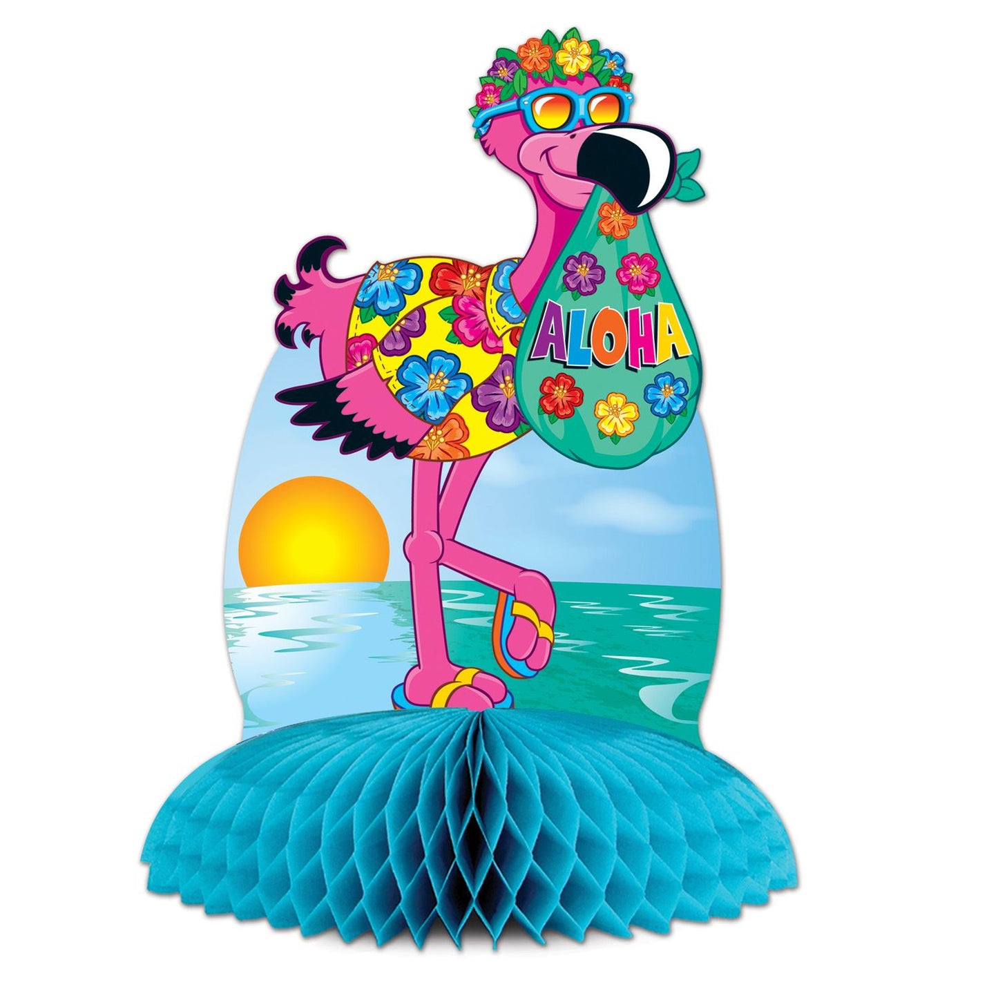 Beistle Flamingo Centerpiece - Baby Shower | Party Supply | Decoration
