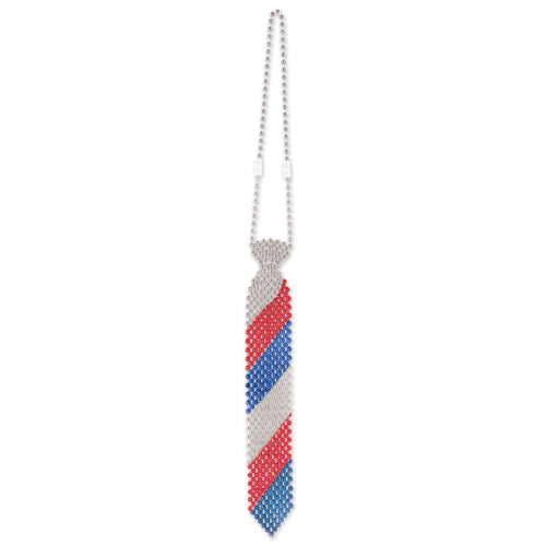 Beistle Beaded Patriotic Tie | Party Supply | Decoration