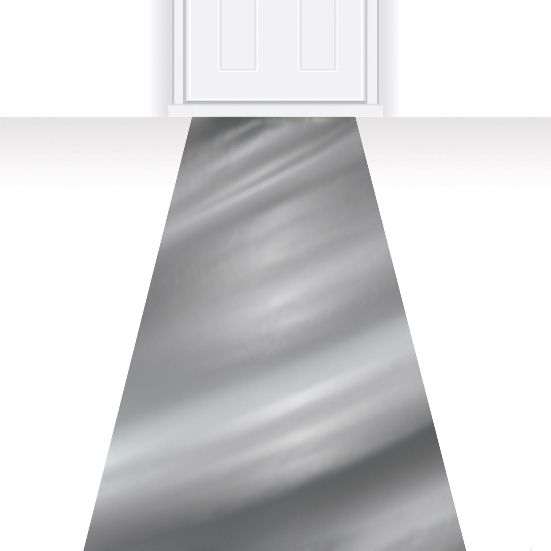 Beistle Metallic Aisle Runner - Silver - Decoration for General Occasion