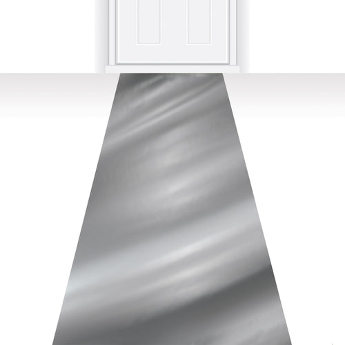 Beistle Metallic Aisle Runner - Silver - Decoration for General Occasion