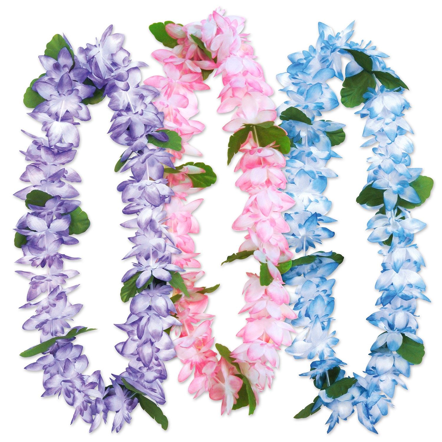 Island Floral Leis - 3 pieces shown