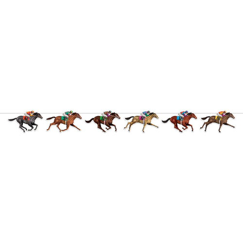 Beistle Horse Racing Streamer - Derby Day | Party Supply | Decoration