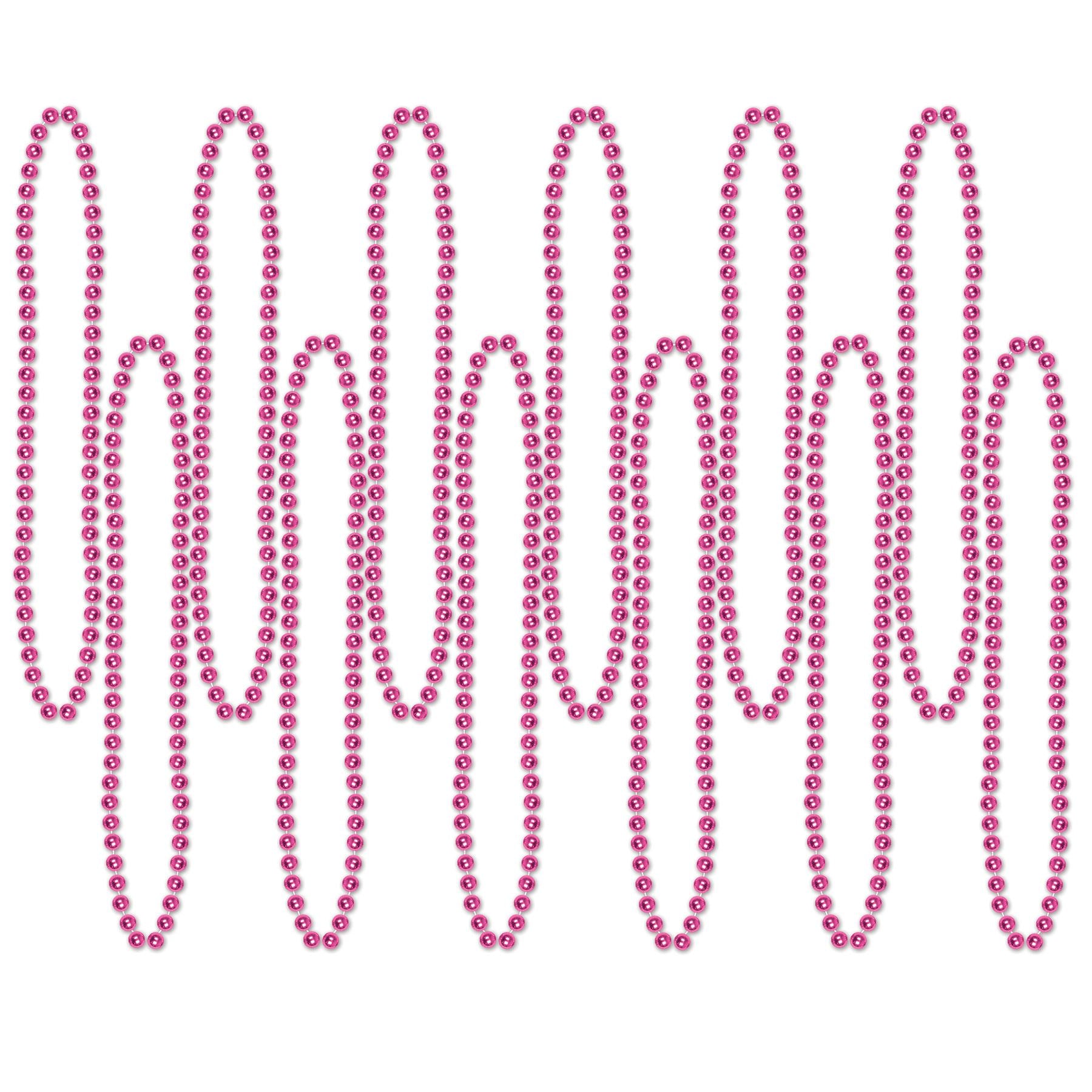 Beistle Cerise Party Beads - General Occasion | Party Supply | Decoration