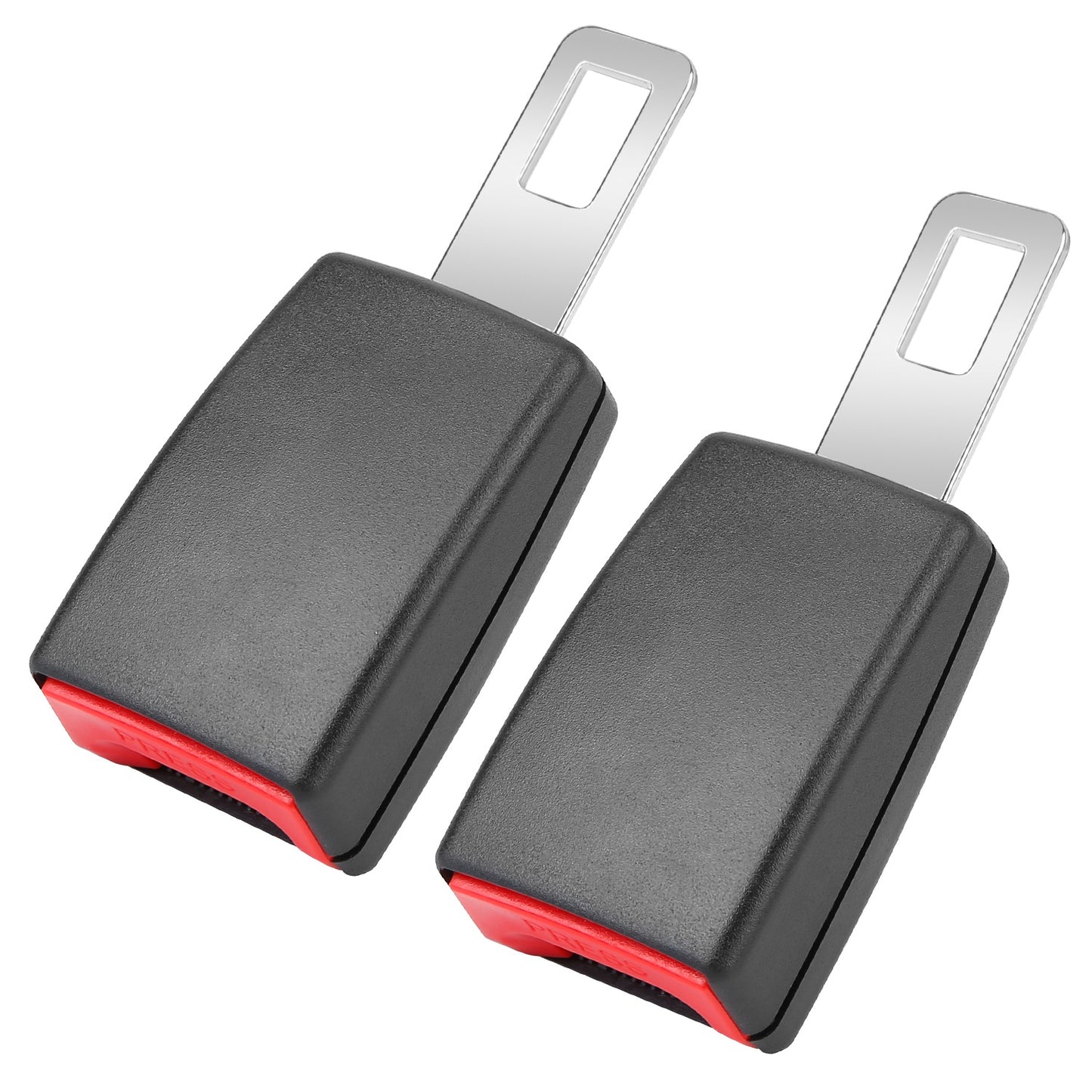2Pcs Universal Car Extension Socket Buckles Auto Safety Extender Clip Alarm