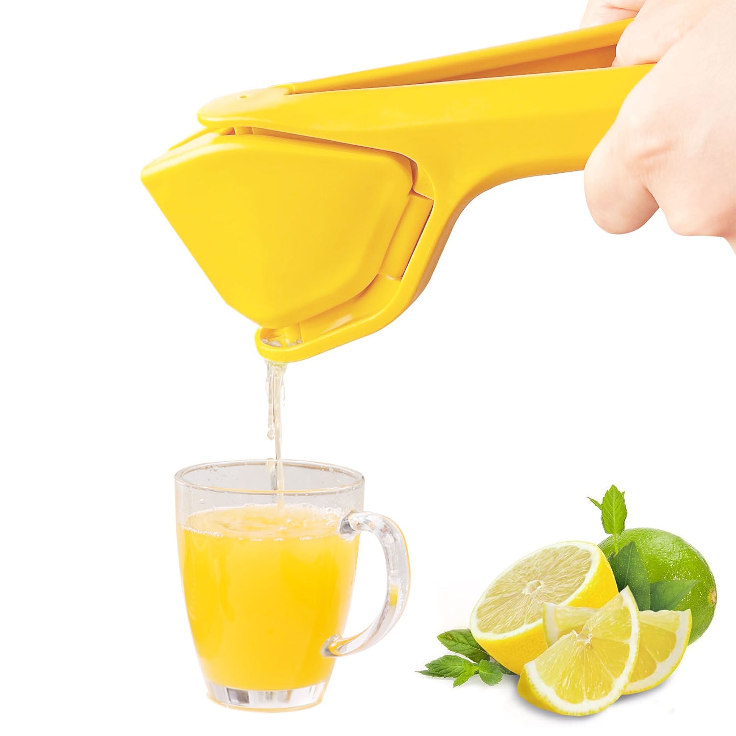 Manual Lemon Squeezer Fold Flat Design Effortless Hand Lemon Juicer Squeezer
