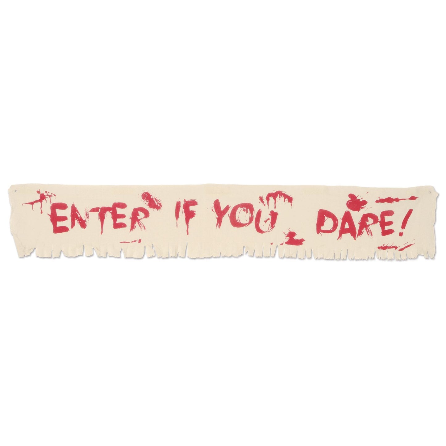 Beistle Enter If You Dare! Fabric Banner - Halloween | Party Supply