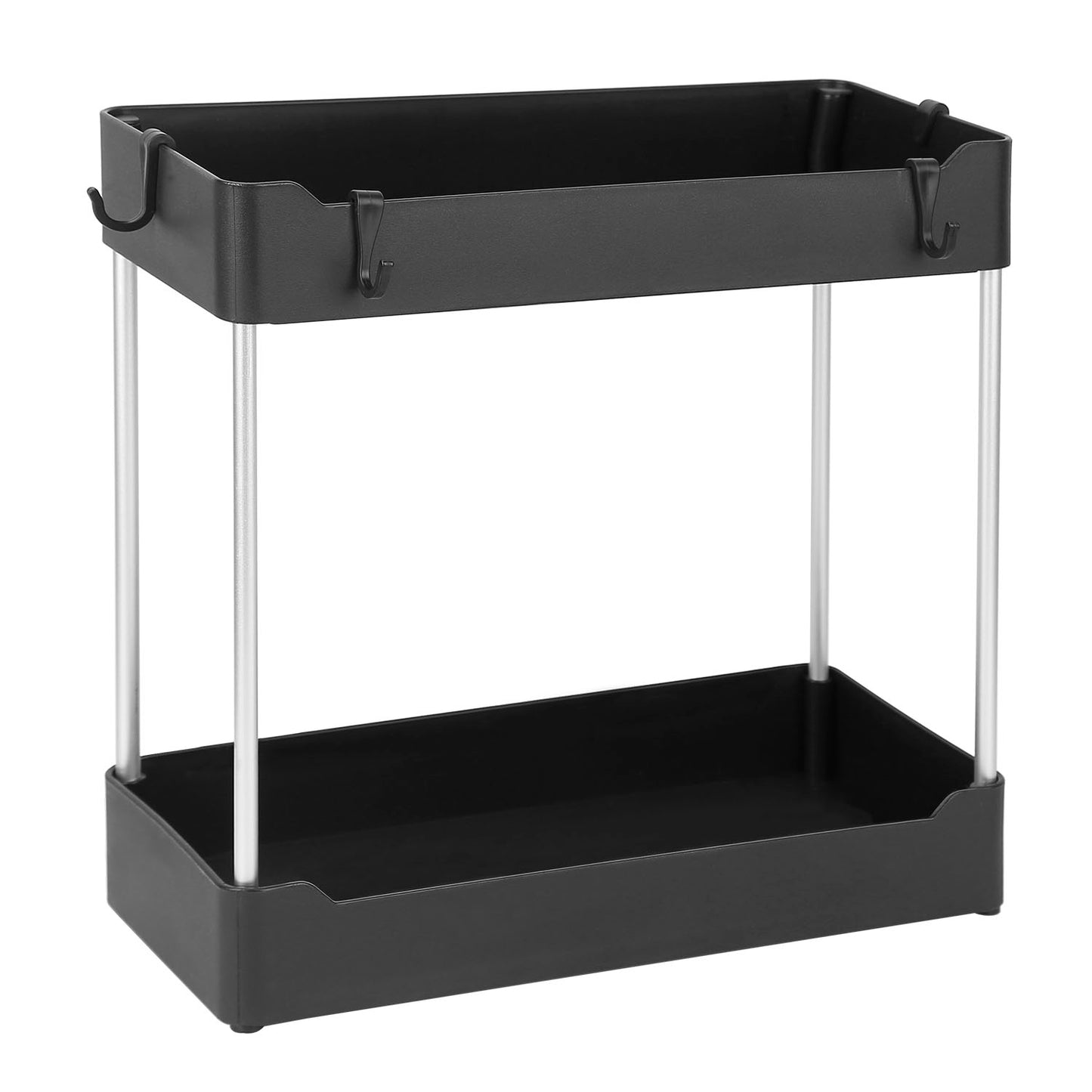 2-Tier Under Sink Shelf Organizer Space Saving Under Bathroom Sink Storage Rack