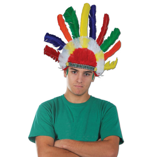 Beistle Native American Headdress - Party Supply Thanksgiving / Fall