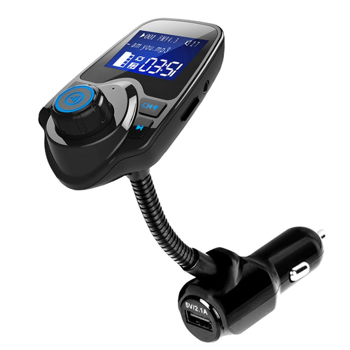 iMounTek Car Wireless FM Transmitter Fast USB Charge Hands-free Call Car MP3