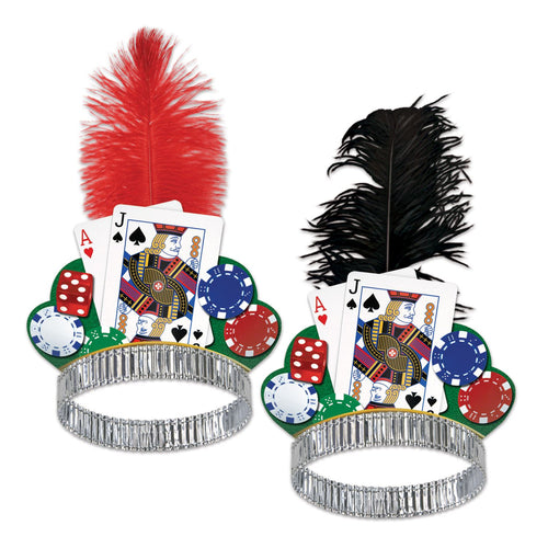 Casino Night Tiaras Bulk Pack of 50