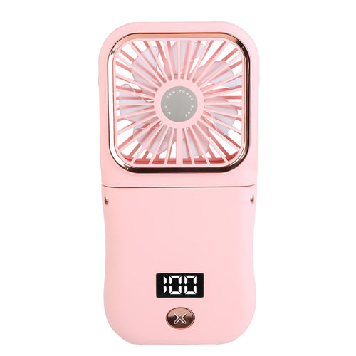 5 In 1 Folding Mini Fan Hands-free Rechargeable Neck Fan Handheld Fan with 3