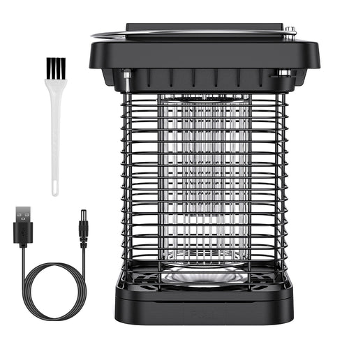 Electric Solar Powered Bug Zapper 1076Sq.Feet Range Mosquito Killer Lamp IP65