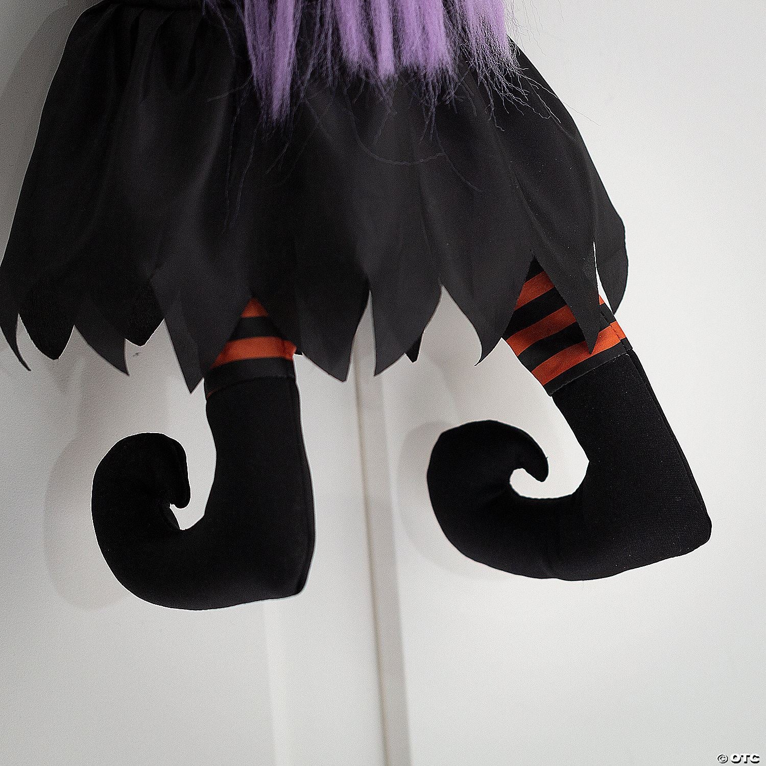 23 1/2" x 29 1/2" Hanging Animated Crashed Witch Halloween Decoration