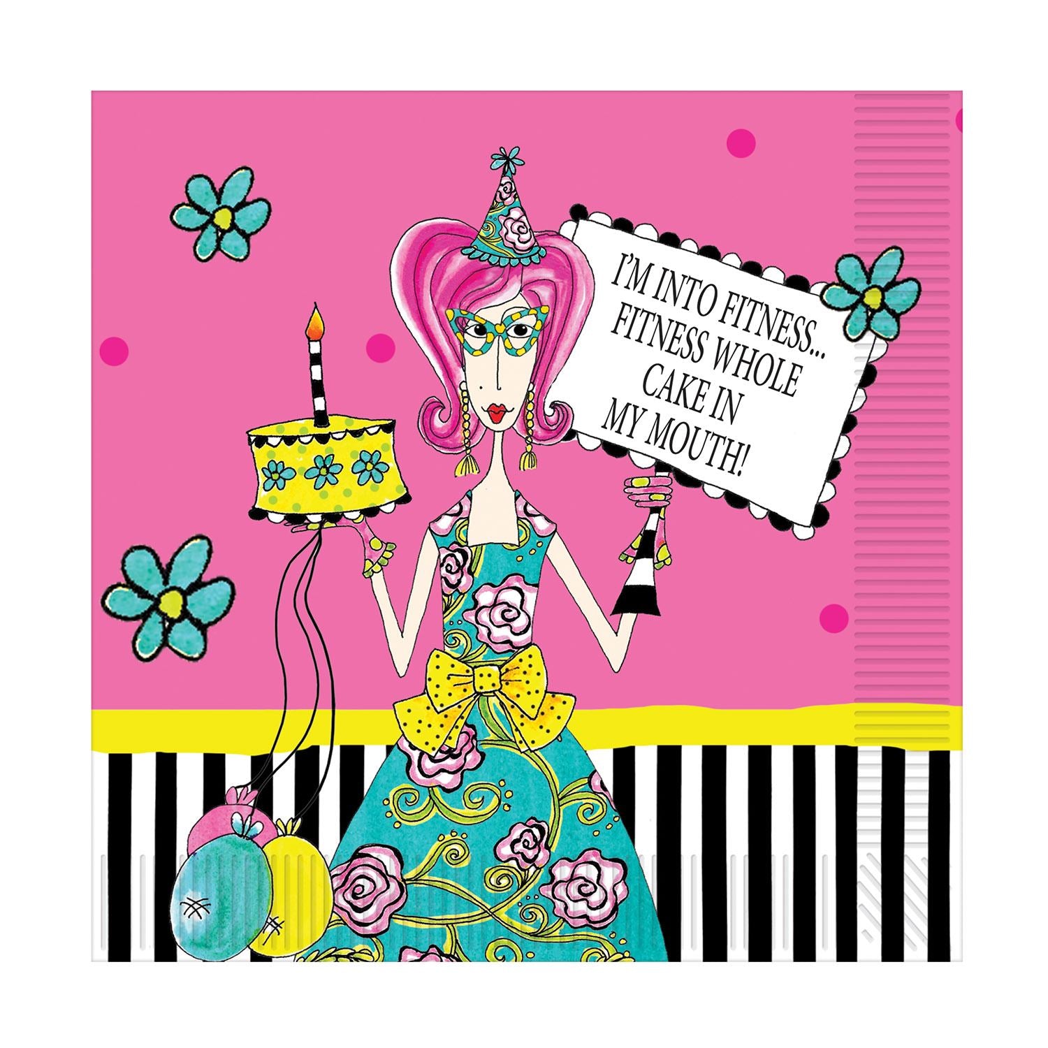 Beistle Dolly Mama's Adult Celebration Lunch Napkin | Party Supply