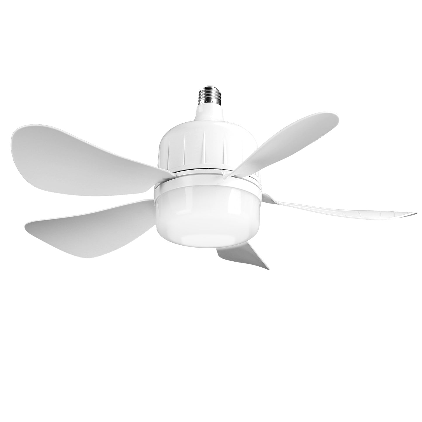Socket Fan Light 12W Ceiling Fan with Lights Dimmable LED Ceiling Fan with 3