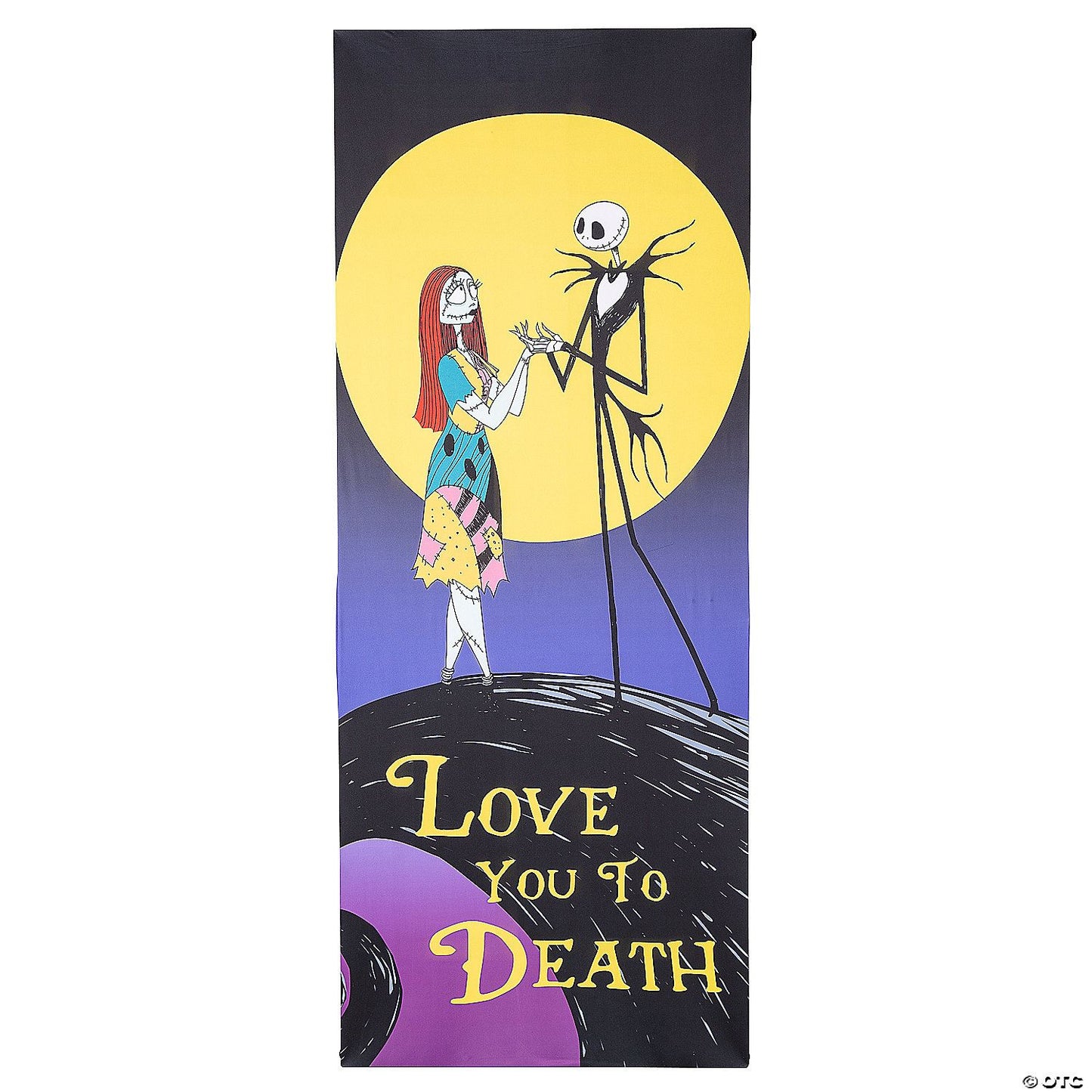80" The Nightmare Before Christmas Love You to Death Wall Hanging Halloween
