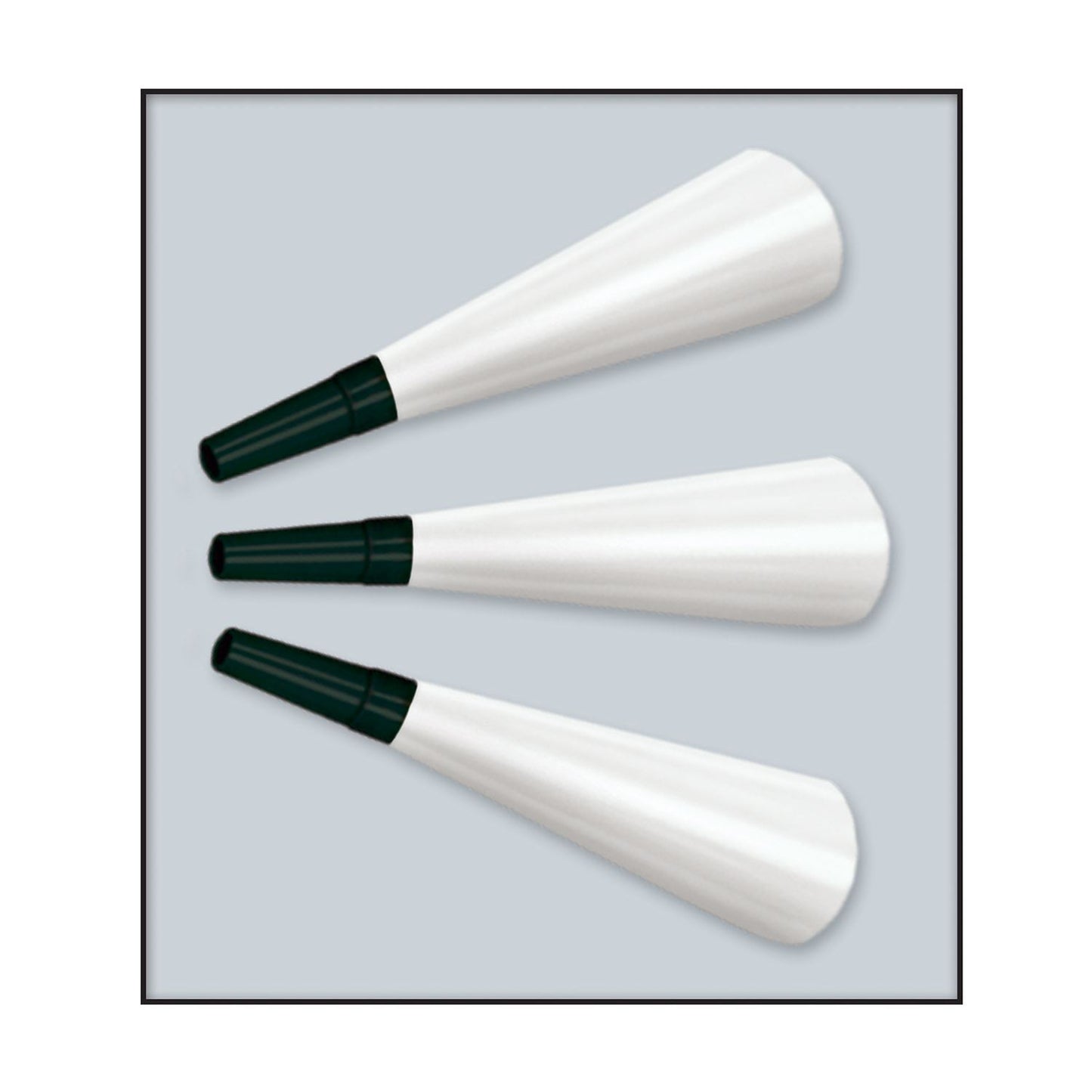Beistle White Legacy Horns - New Years | Party Supply | Decoration