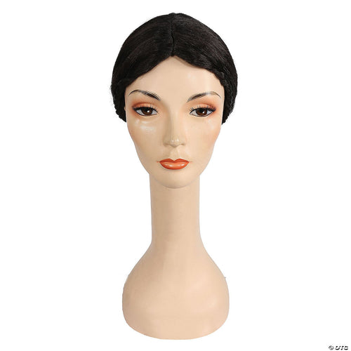 Womens Elderly Wig | Brown-Medium